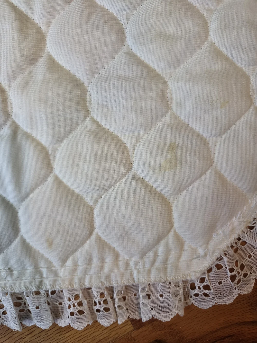 Vintage Table Placemats Floral Lace Cottage Core Grandma